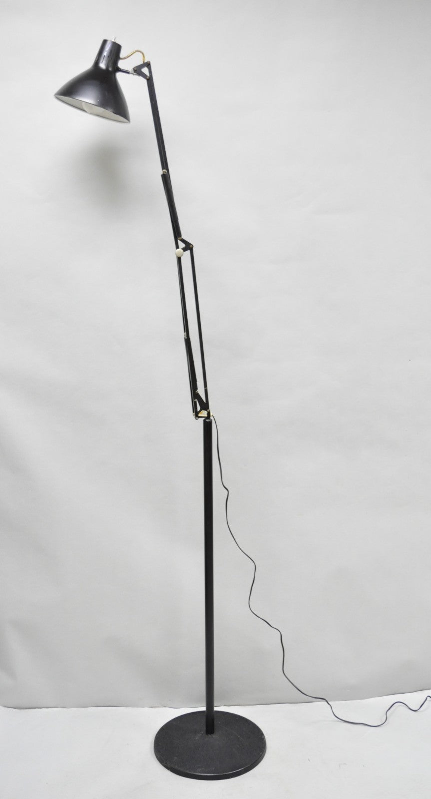 Vintage Luxo Pixar Style Mid Century Modern Articulating Drafting Floor Lamp (C)