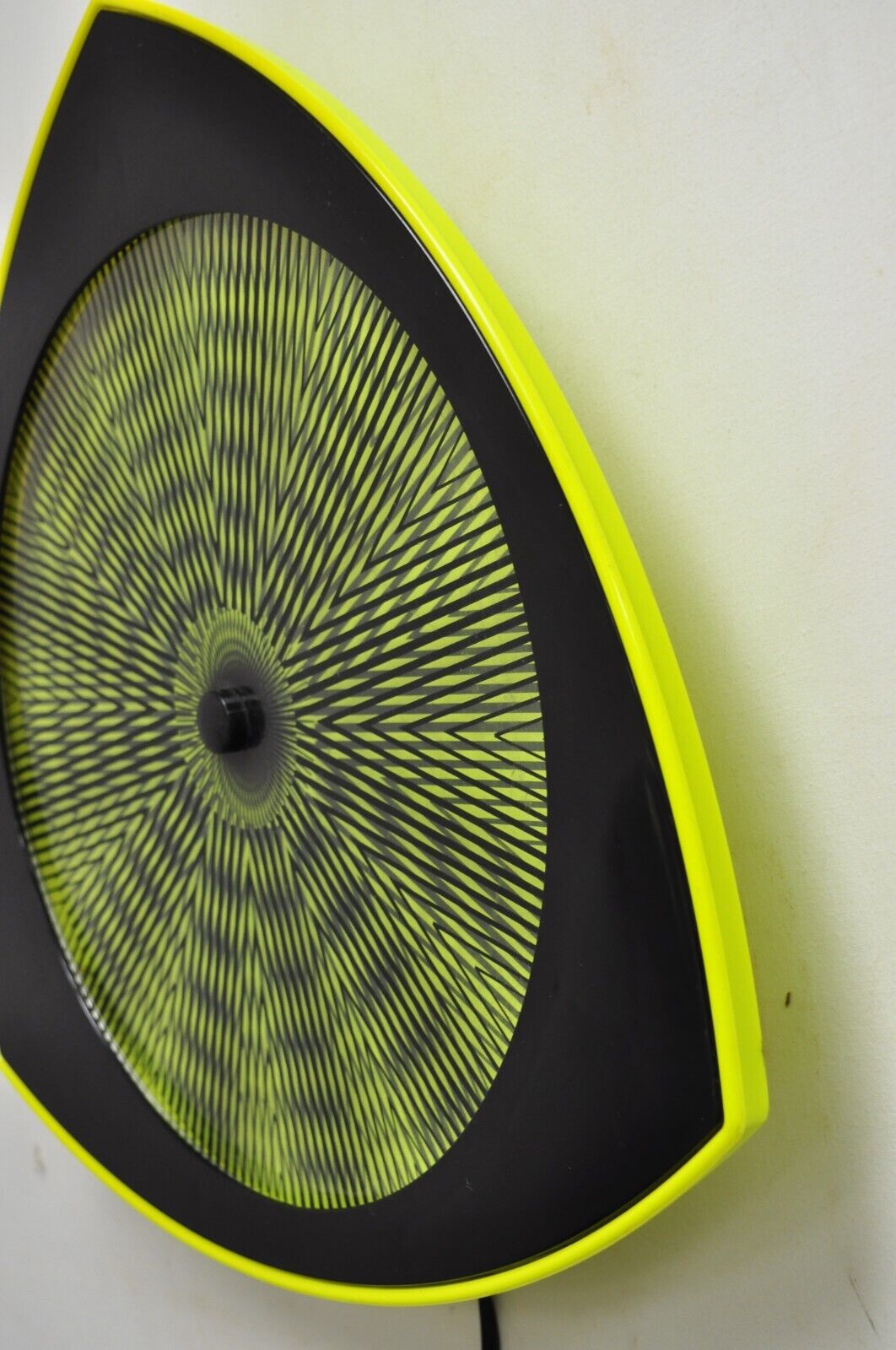 Vintage 1996 Rabbit Tanaka Lumaseries CyberSpace Neon Green Kinetic Wall Art (B)