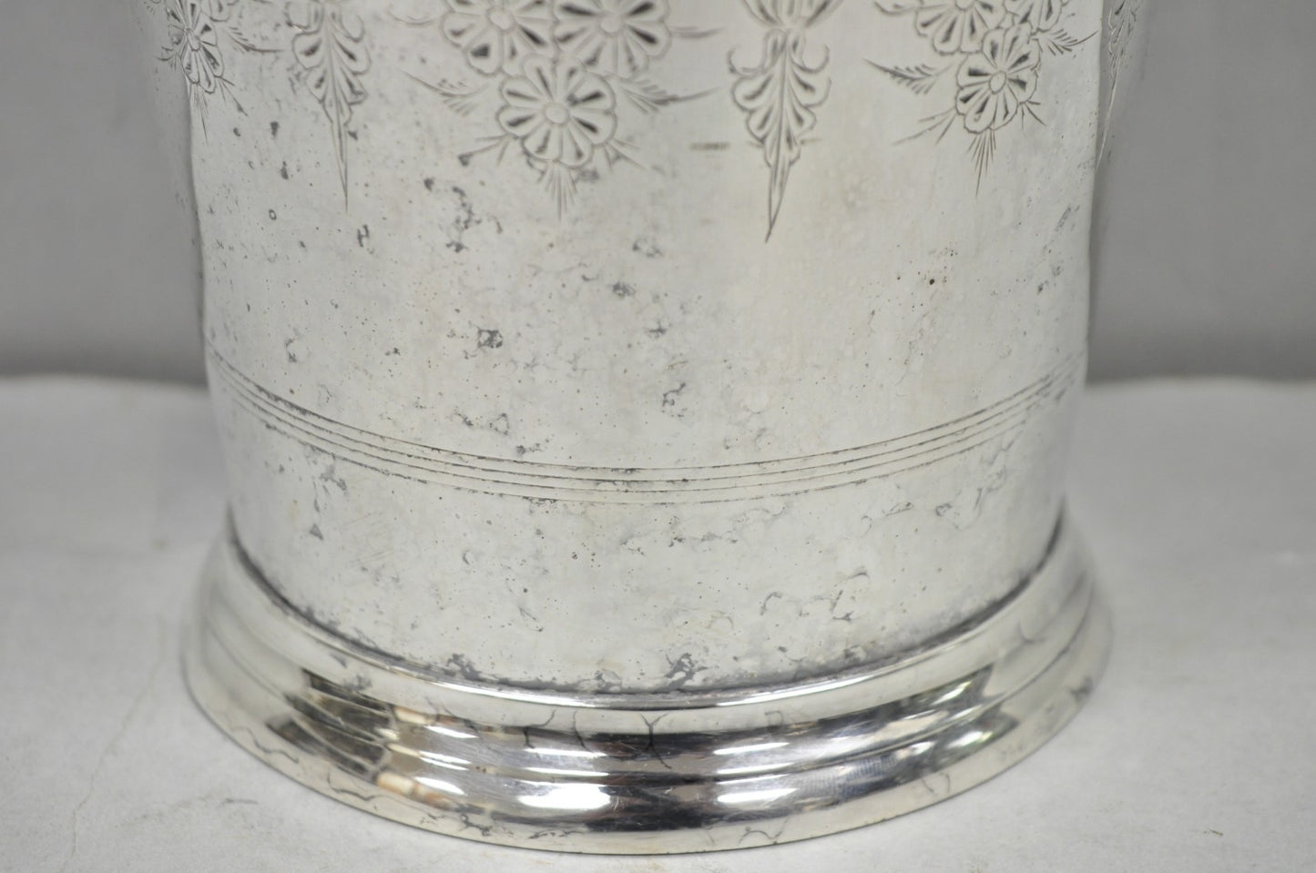 Antique Silver Plated English Regency Style Champagne Chiller Ice Bucket, India