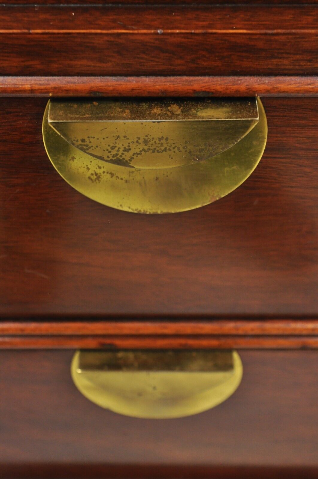 Vintage Thomasville Chinoiserie Mahogany Triple Dresser Tall Chest Highboy