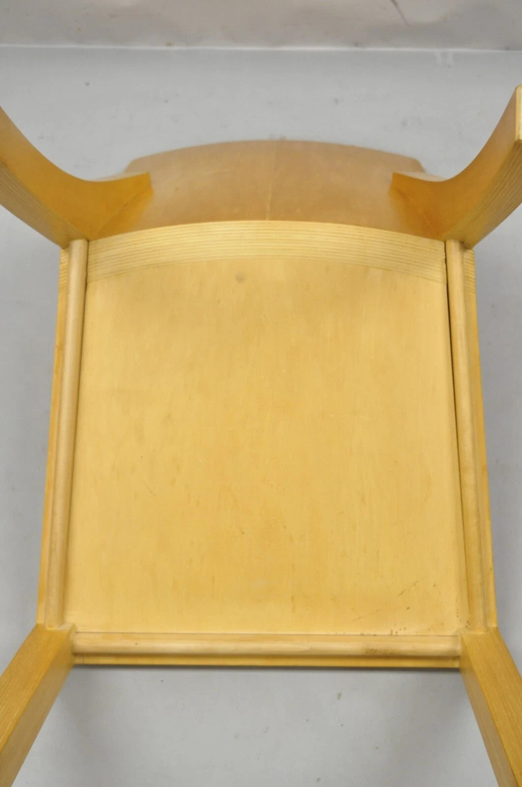 Vintage Postmodern Dakota Jackson Maple "Library" Dining Side Chairs - Set of 4