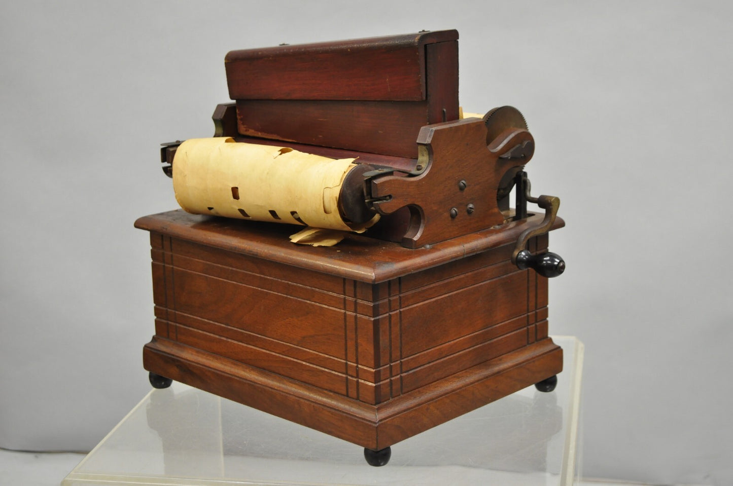 Antique Victorian Clariona Merritt Gally 14 Reed Pipe Organette Small Music Box
