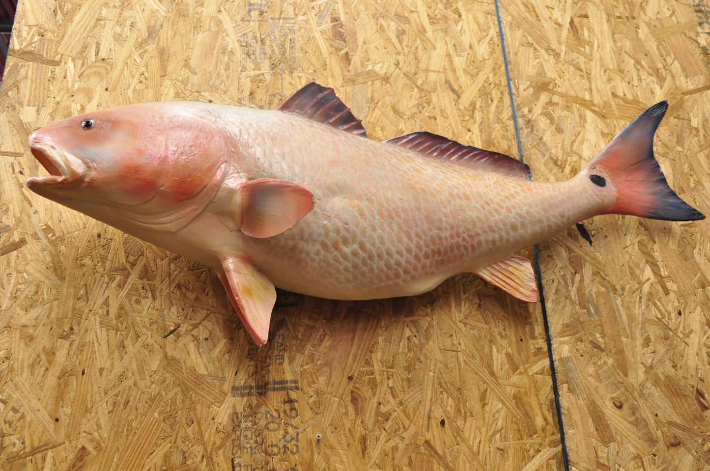 Vintage 49" Large Red Drum Full Wall Mount Taxidermy Redfish Fish Replica