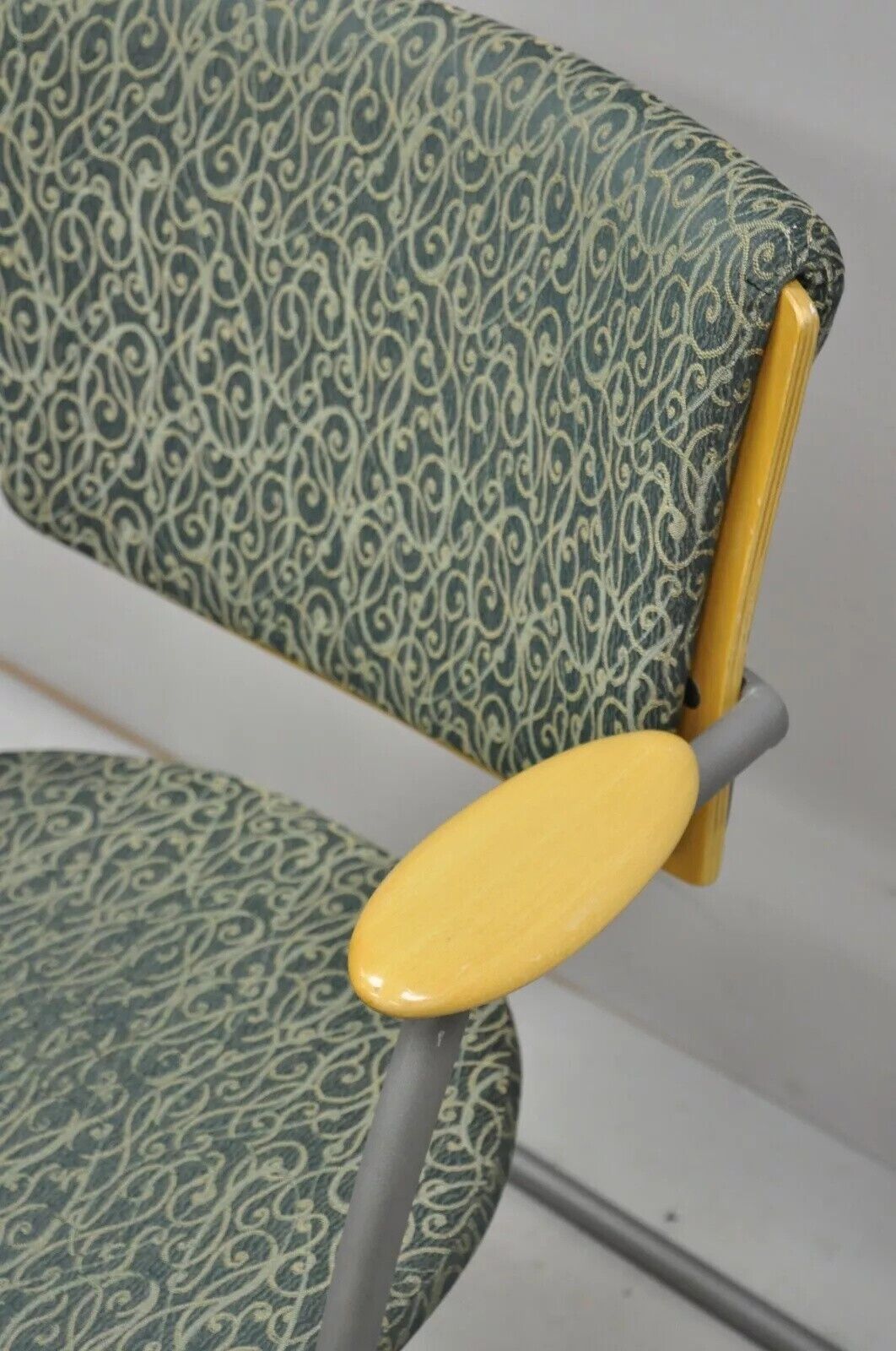 Martela Finland Post Modern Cantilever Office Lounge Arm Chairs - a Pair