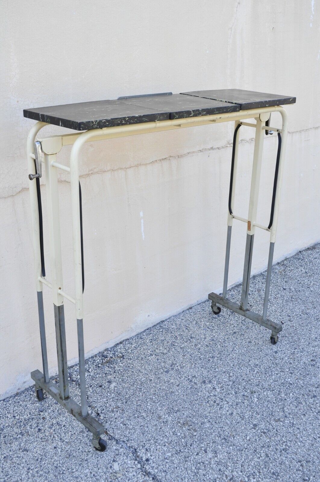 Vintage Doehler Metal Furniture Co Adjustable Medical Dental Work Drafting Table