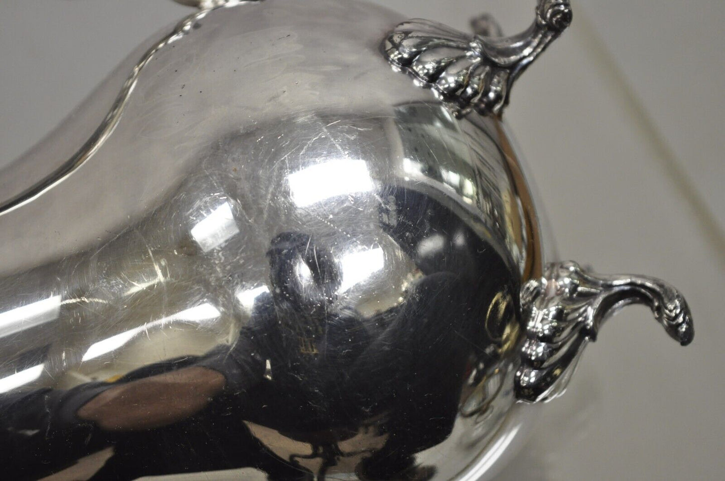 Vintage FB Rogers "Georgetown" Victorian Bulbous Silver Plated Water Pitcher