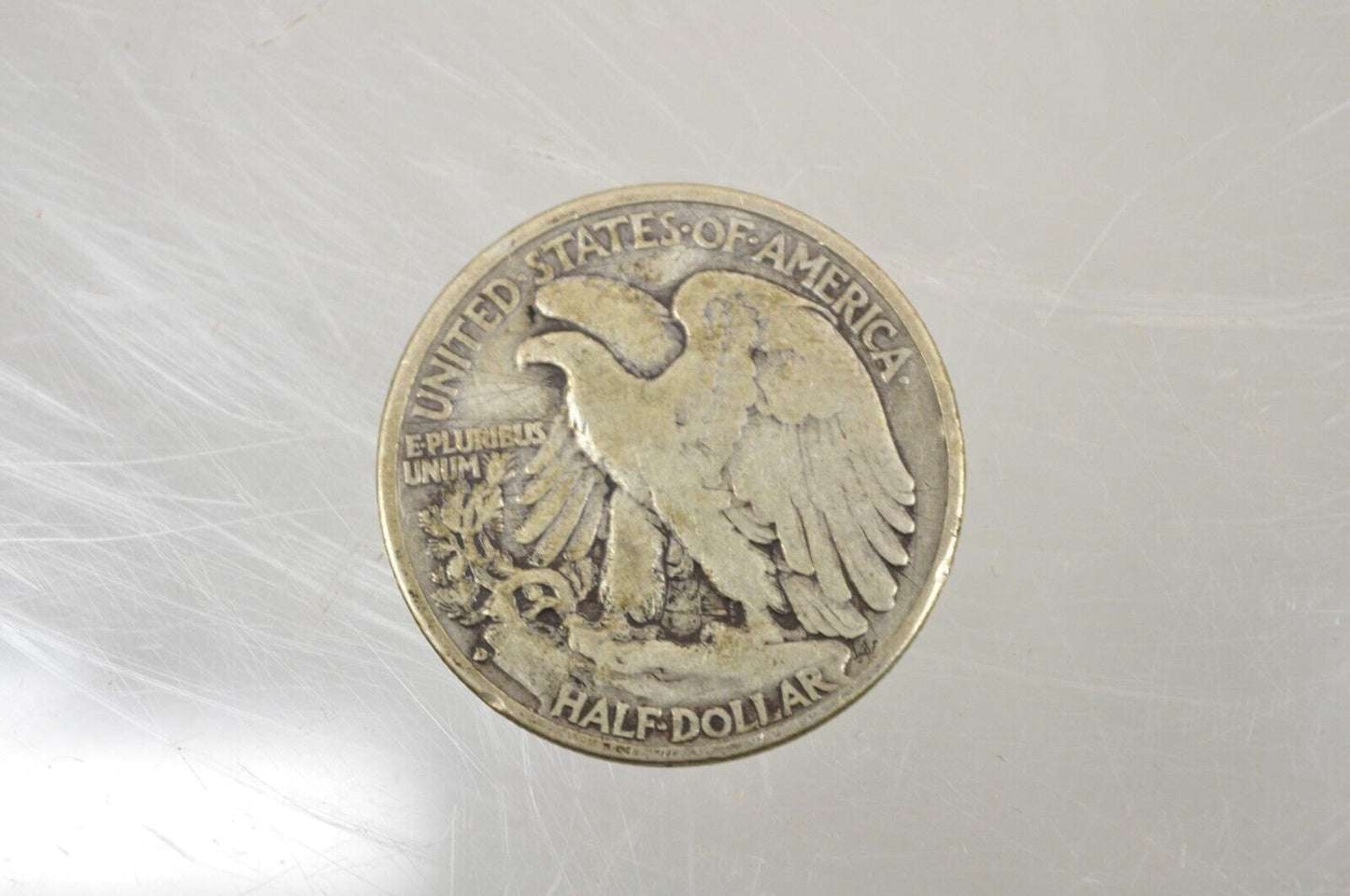 1939-D Liberty Walking Liberty Silver Circulated Half Dollar