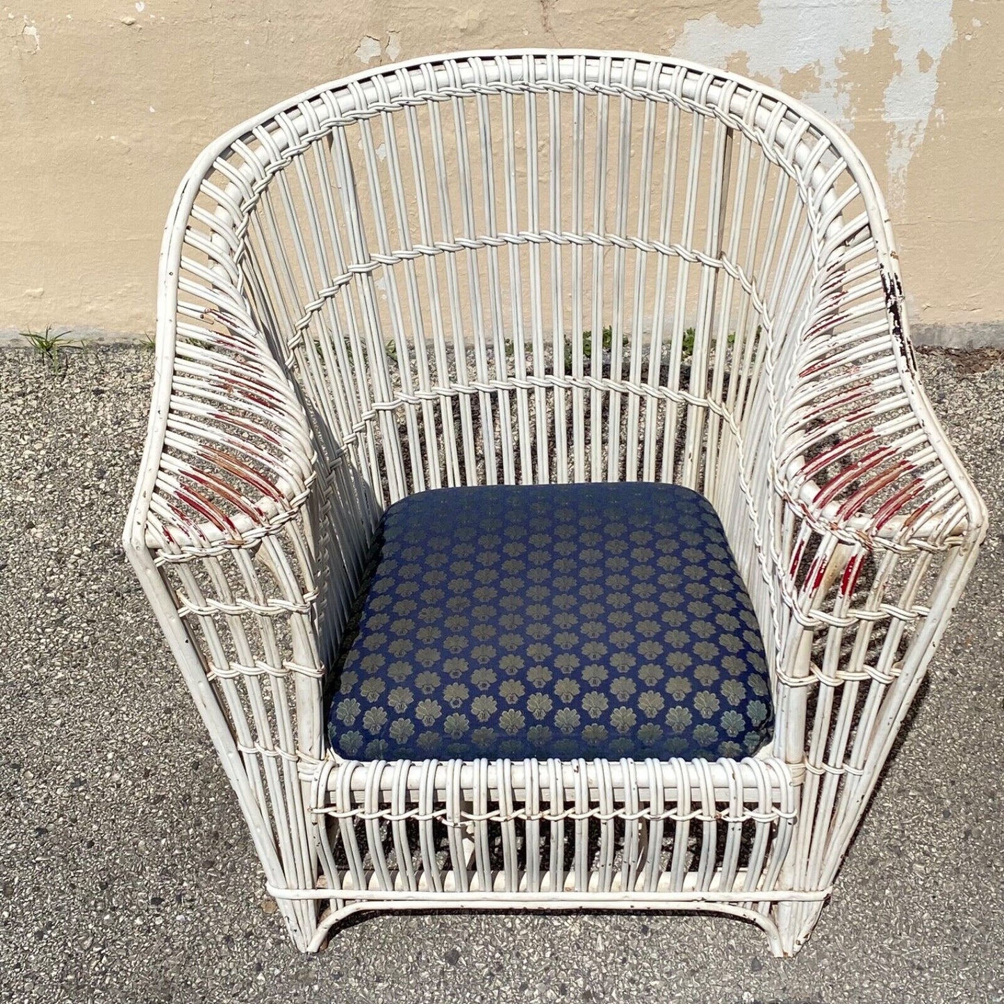 Antique Victorian Wicker Rattan Bentwood Sculptural Sunroom Sofa Set with Chairs