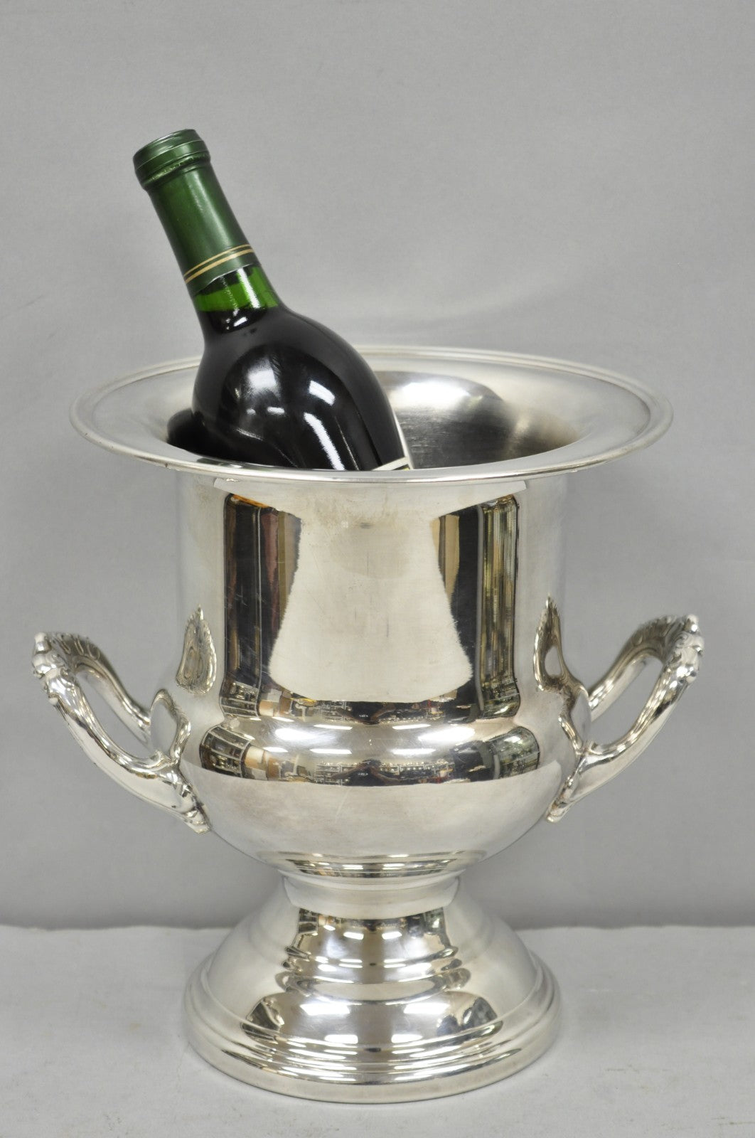 Vintage Victorian Silver Plated Trophy Cup Urn Bar Champagne Chiller Ice Bucket