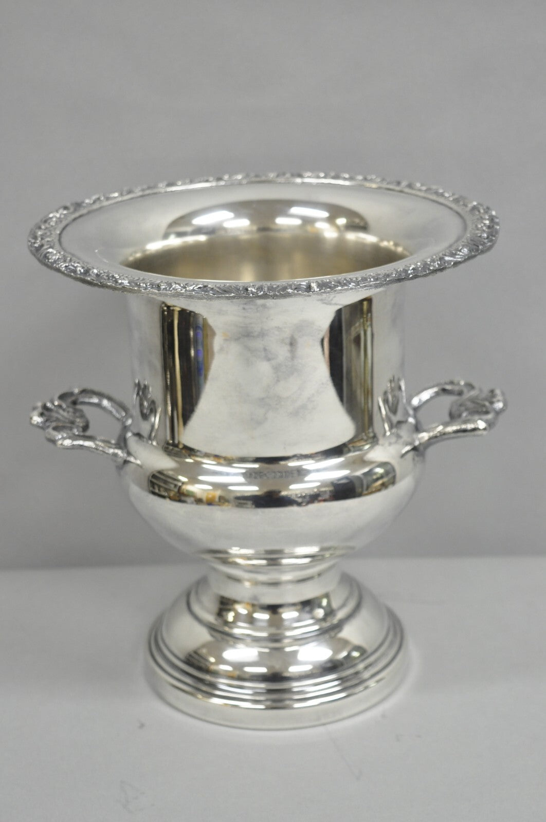 Vintage Victorian Style Silver Plated Trophy Cup Champagne Chiller Ice Bucket