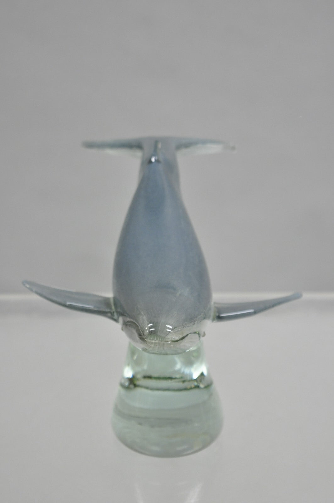 Vinci by Dynasty Glass 12" Modern Humpback Whale Sculpture