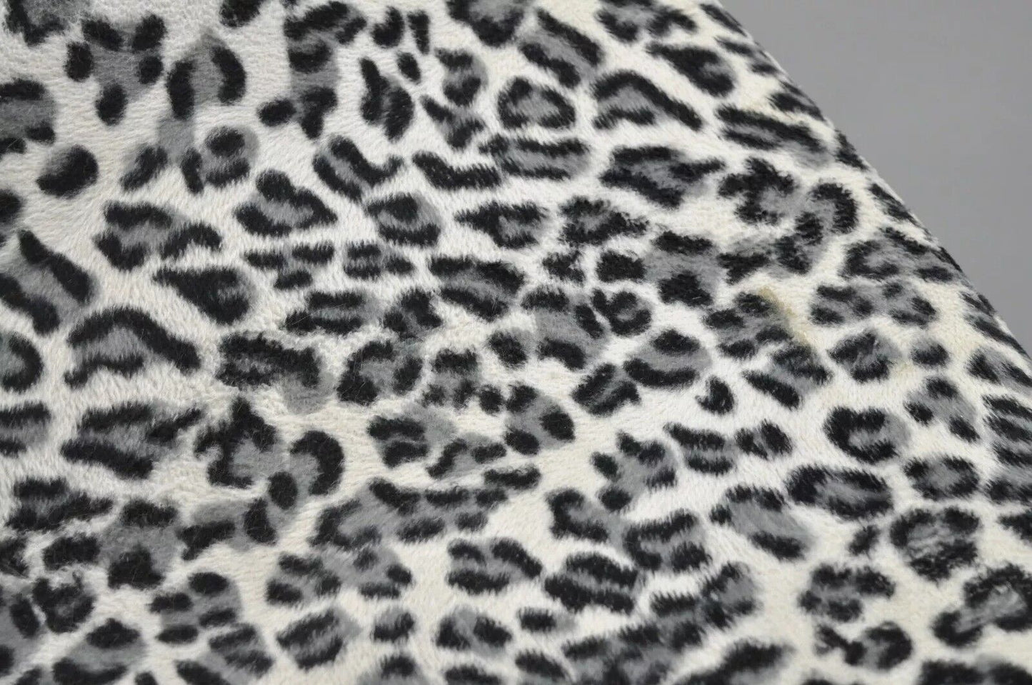 Modern Sculptural Black & White Leopard Print Chrome Swivel Club Lounge Chair