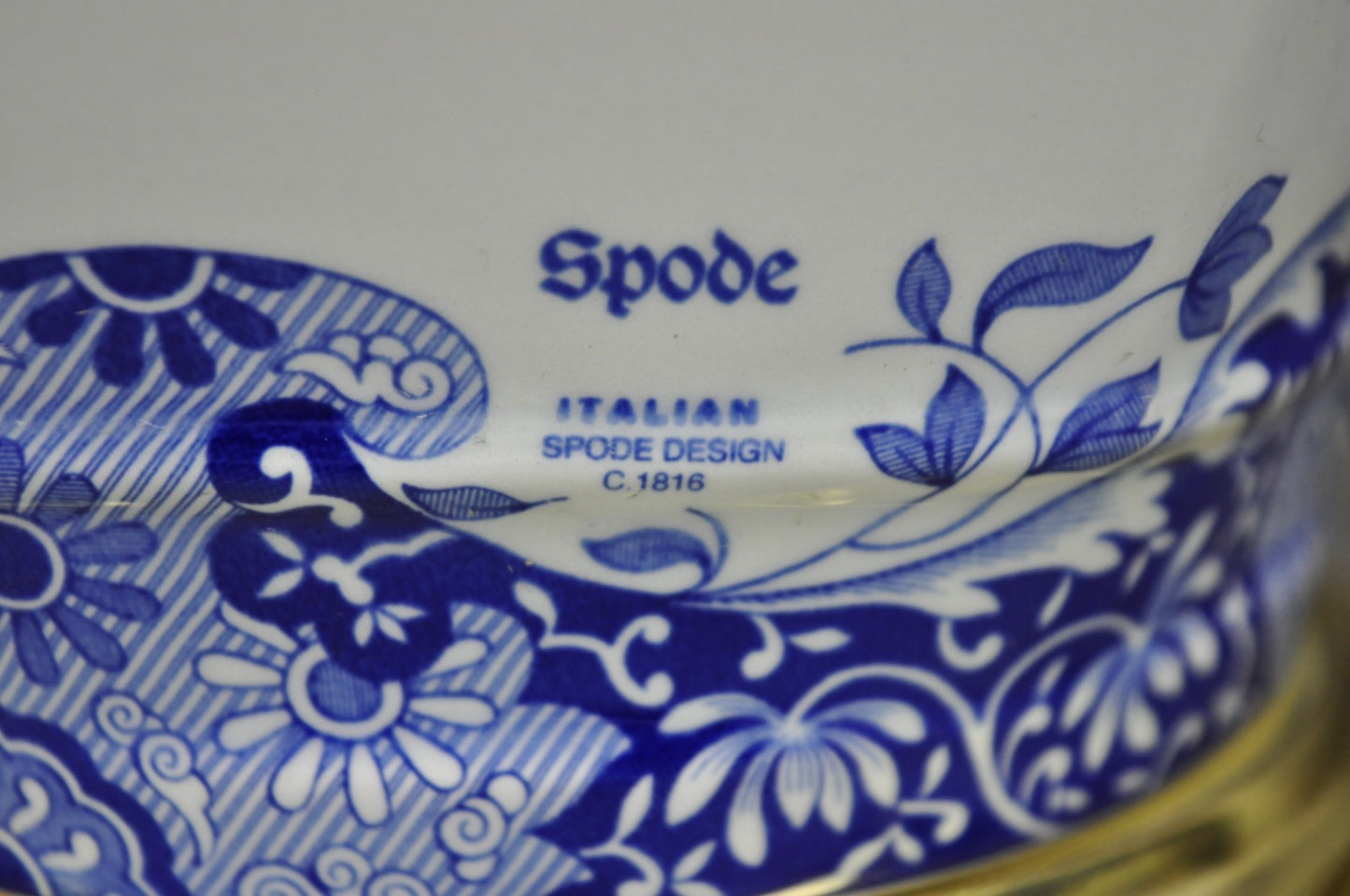 Vintage Spode Chinoiserie French Blue White Porcelain Ginger Jar Table Lamp Pair