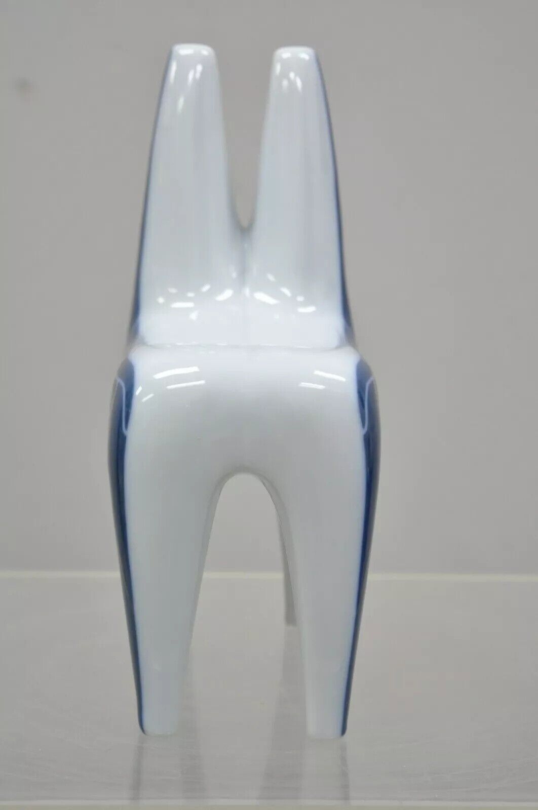 Agnethe Jorgensen for B&G Bing and Grondahl Porcelain Double Horse Statue Figure