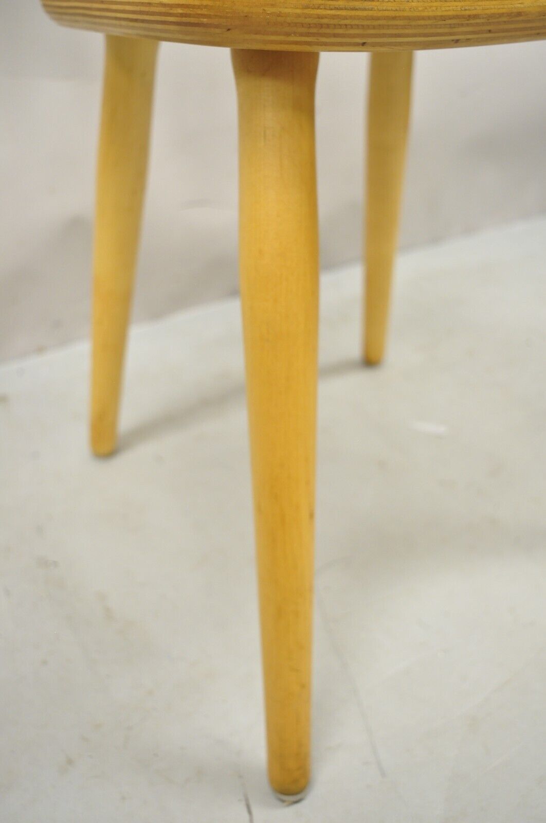 Vintage Mid Century Modern Spindle Back Birch Maple Side Chairs (Single)