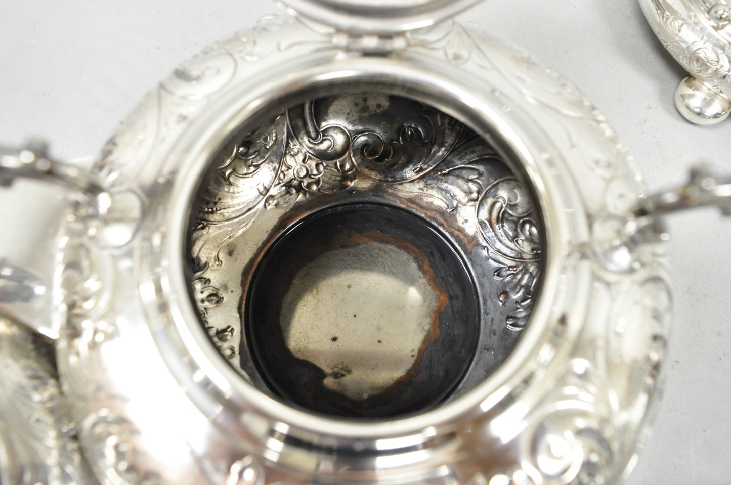 Antique Barker Ellis English Victorian Silver Plated Tea Set w/Tray - 7 Pc Set