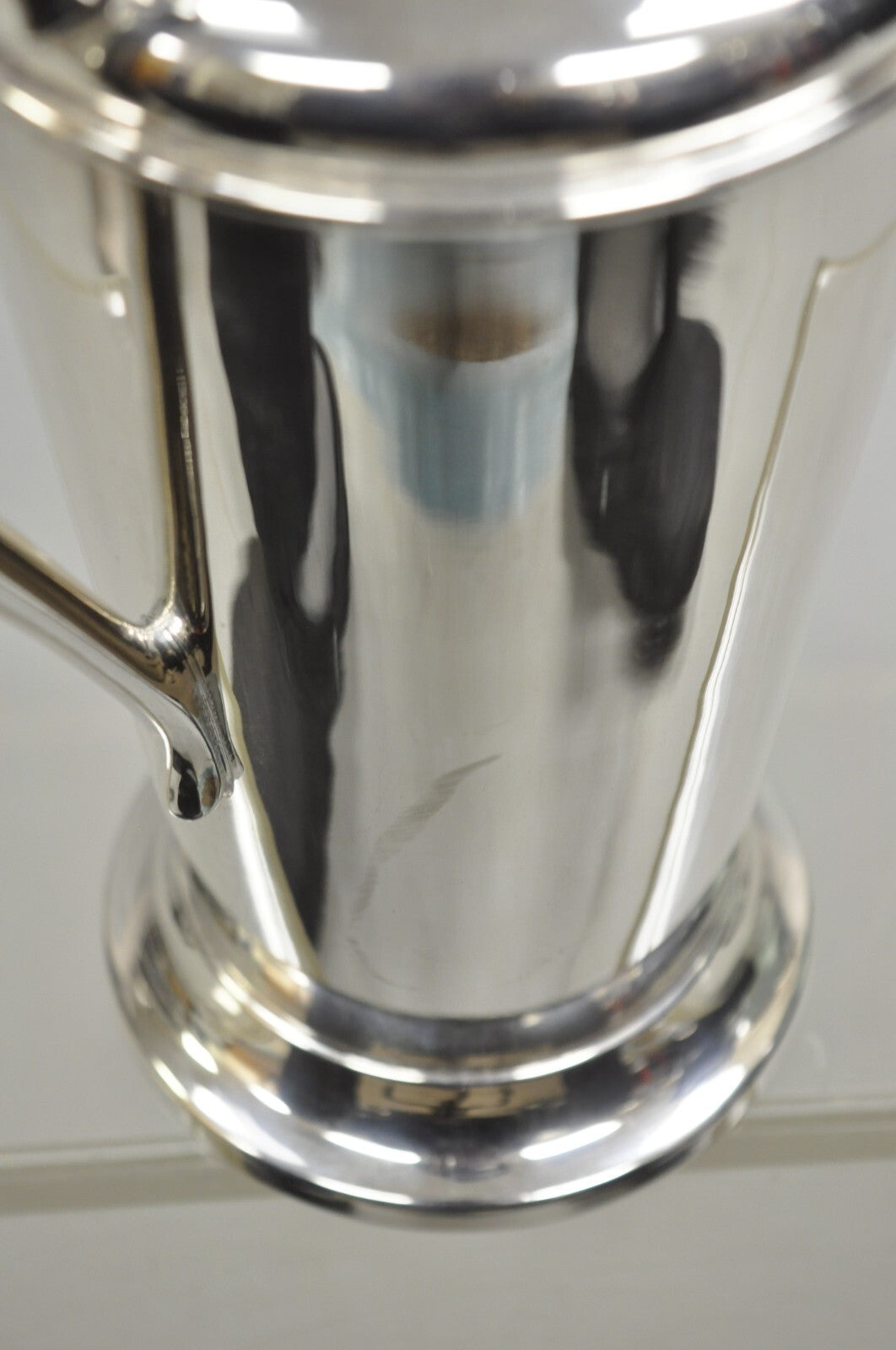 Vintage Art Deco Sheffield Silver Plated 332 USA Martini Cocktail Shaker Pitcher
