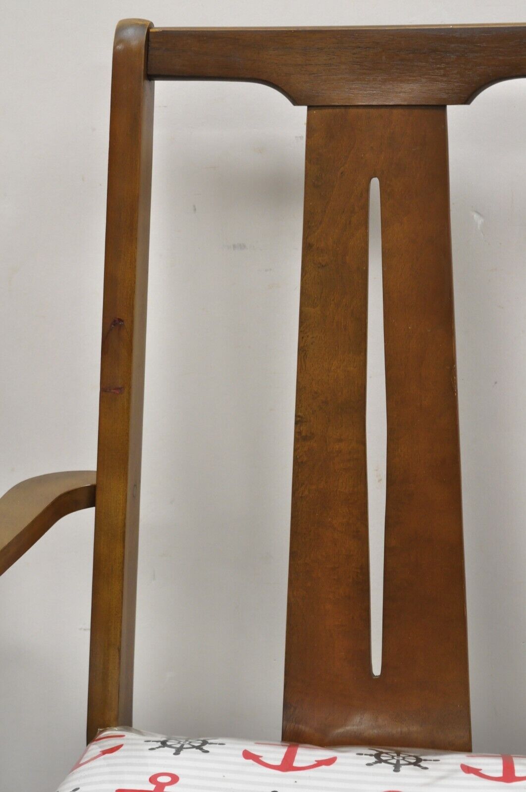 Vintage Mid Century Modern Walnut Dining Room Chairs - Set of 6