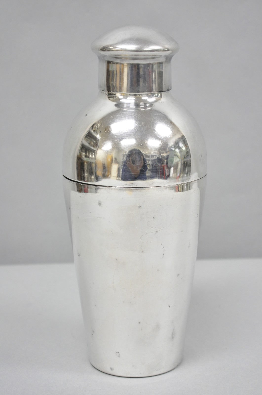 Vintage Wiskemann Belgium Art Deco Silver Plated Martini Cocktail Shaker Barware