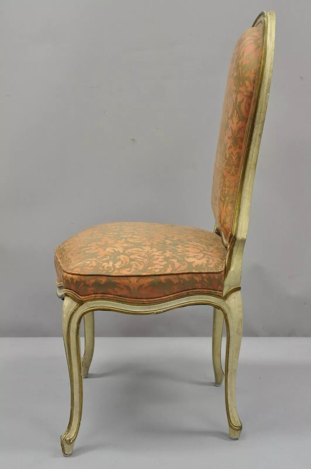 Italian Provincial French Hollywood Regency Dining Side Chairs - Set of 4