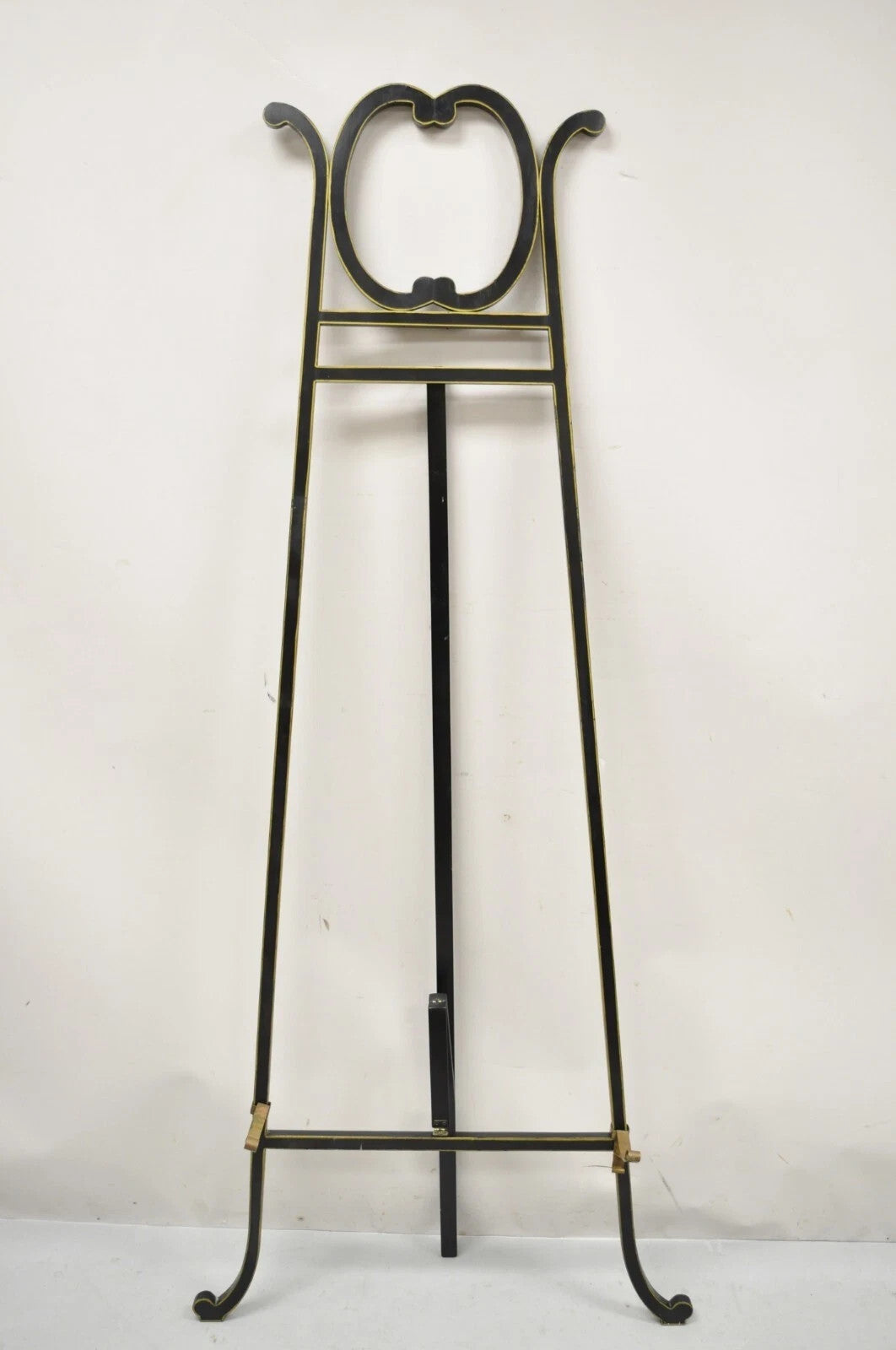 Vintage Victorian Aesthetic Movement Style Black Ebonized Art Painting Easel