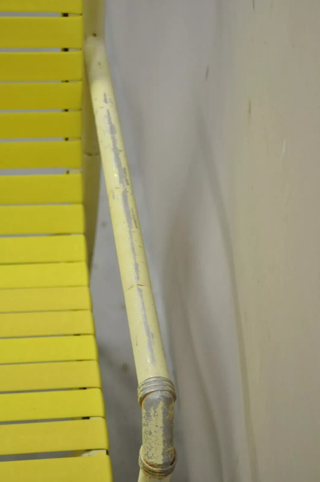 Vintage Faux Bamboo Aluminum Yellow Hauser Pool Patio Dining Chairs - Set or 4