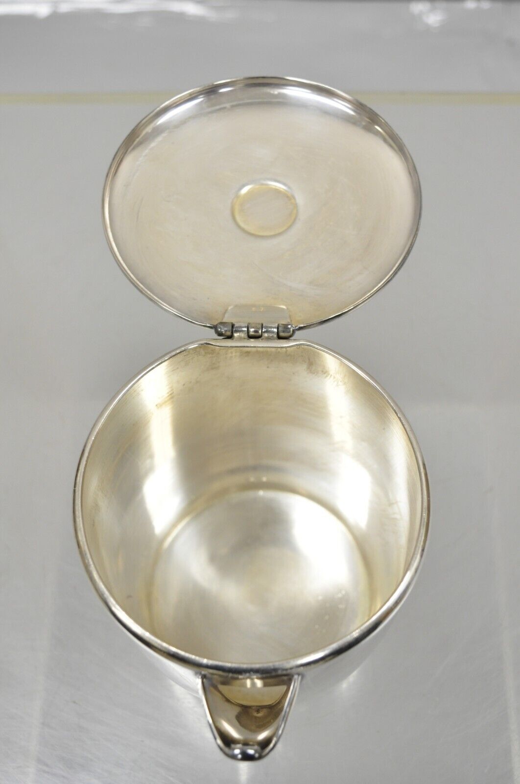 Vintage Oneida Sambonet Italy Silver Plated Modern Coffee Pot Water Pitcher