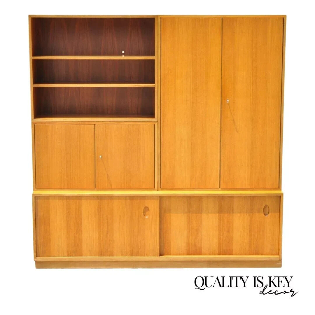 Georg Satink WK Mobel German Teak Wall Unit Credenza Cabinet Danish Modern