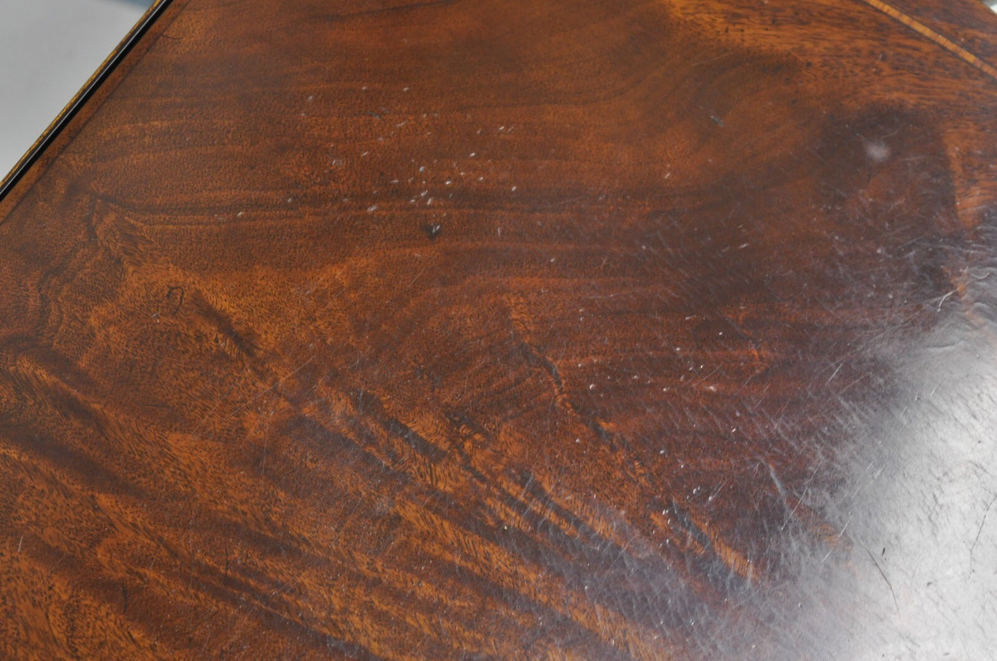 Vintage Beacon Hill Federal Small Mahogany Dropleaf Pembroke End Tables - a Pair