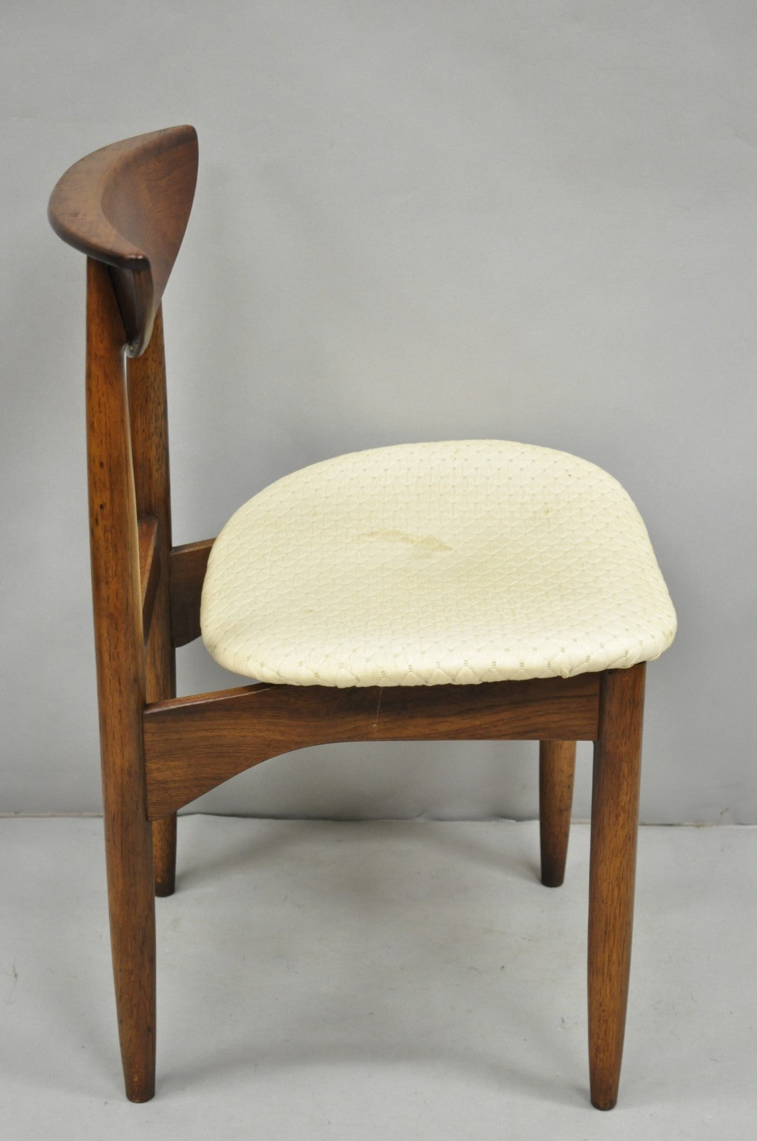 Vintage Lane Perception Mid Century Modern Walnut Dining Side Chair