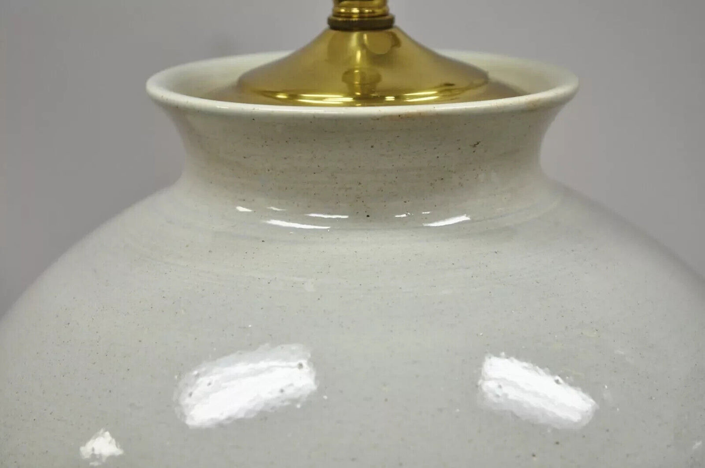Chinoiserie Porcelain Celadon Green Glazed Ceramic Temple Jar Table Lamps - Pair