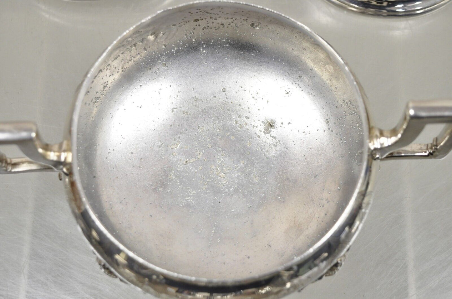 Antique Rogers Smith & Co Victorian Silver Plated Butter Cheese Dish Hoof Feet