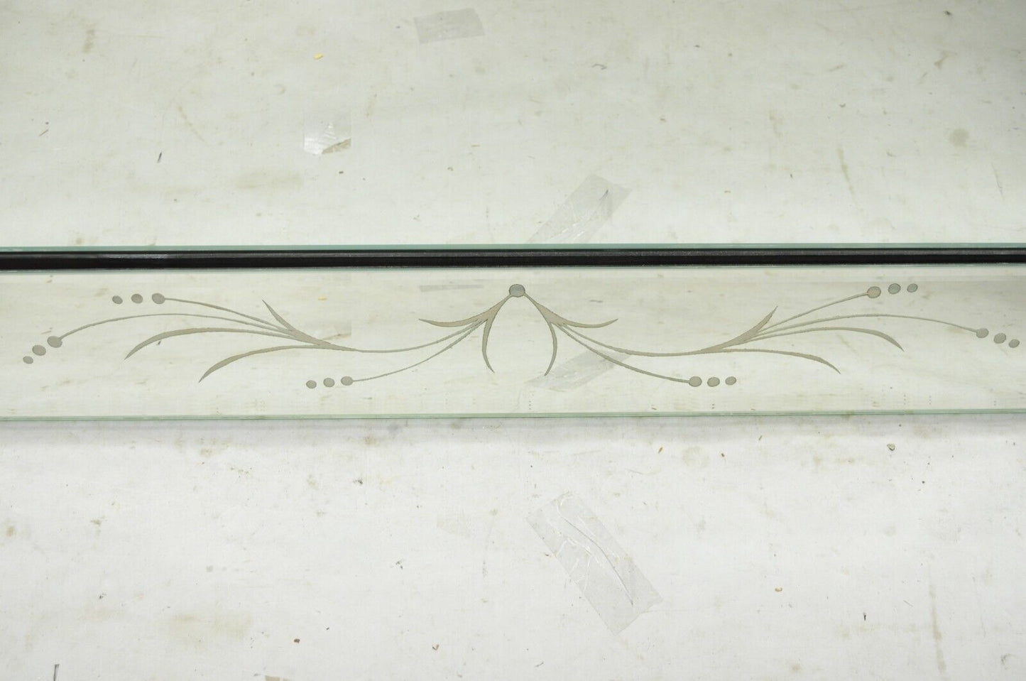 Vintage Hollywood Regency Venetian Style Etched Frame 42x66 Wall Mirror