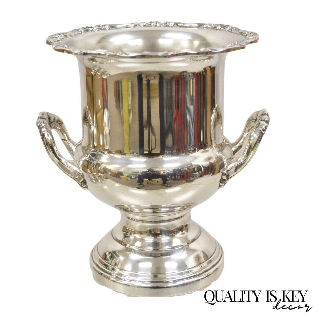 Vintage Leonard Silver Plated Trophy Cup Champagne Chiller Ice Bucket –  Quality is Key Decor