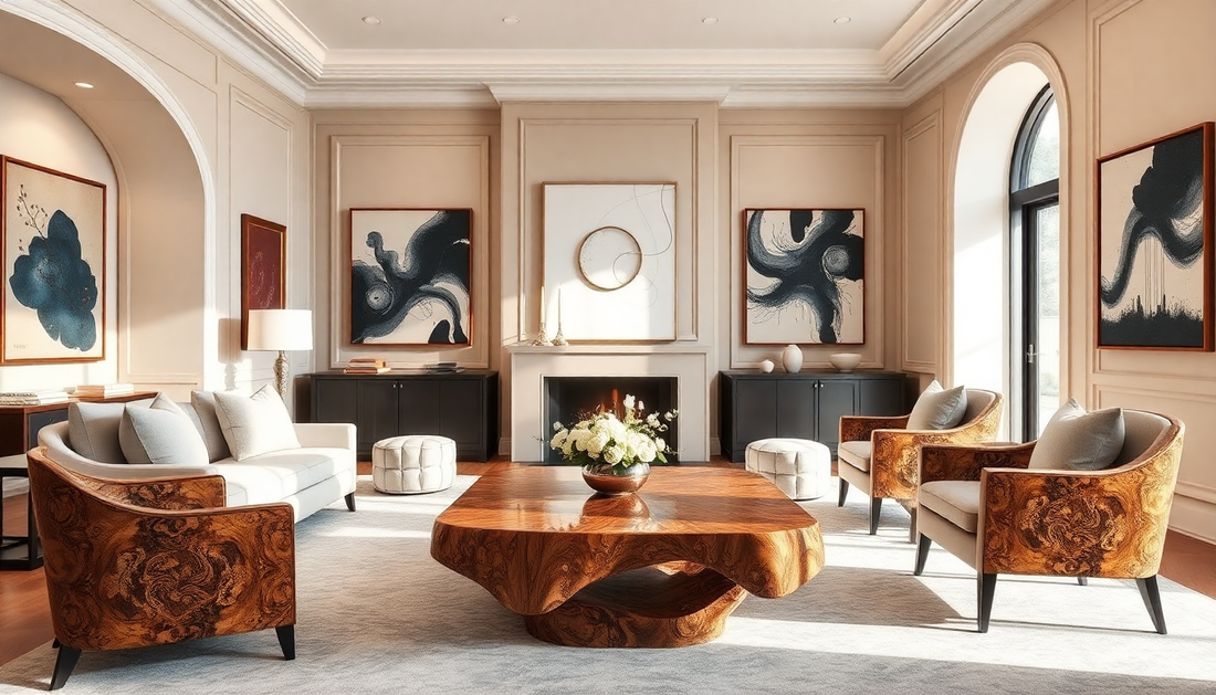 Elevate Your Space with the Timeless Beauty of Vintage Burl Wood
