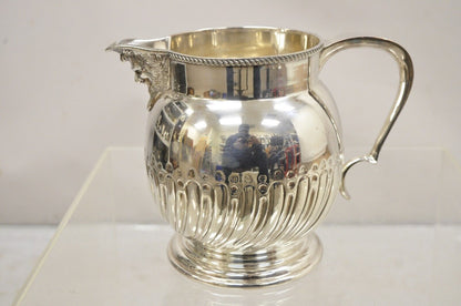 Cheltenham & Co England Silver Plated Hand Chased Bacchus Wine Water Pitcher