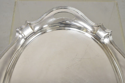 Vintage Gorham Y1038 Art Deco Silver Plated Twin Handle 25" Platter Tray