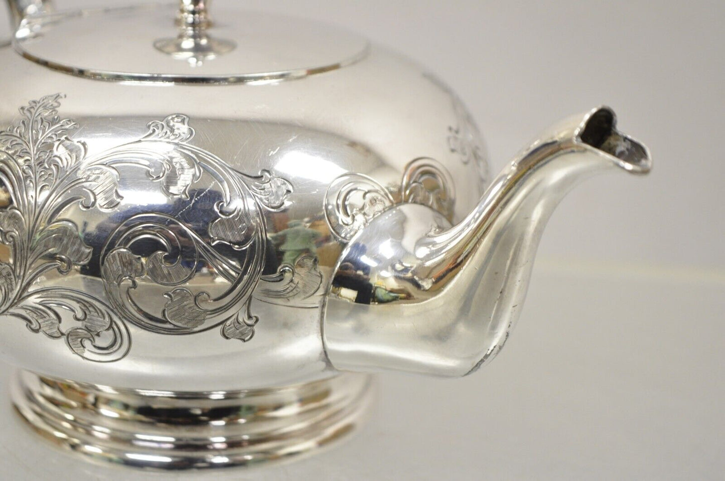 Vintage Sheffield Brimet Gladwin 2 Pint Silver Plated Victorian Tea Pot