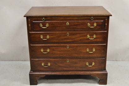 Vintage Henkel Harris Chippendale Style Mahogany 4 Drawer Server Bachelor Chest