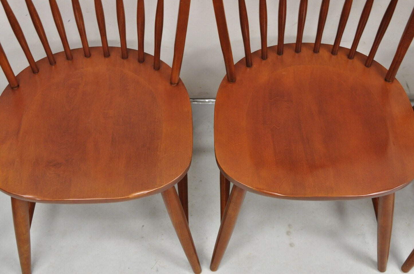 Ethan Allen Cottage Collection Maple Wood Early American Dining Chair - Set of 4