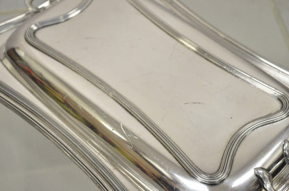 Barbour SP Co International Silver Plated 6045 Lidded Vegetable Serving Platter