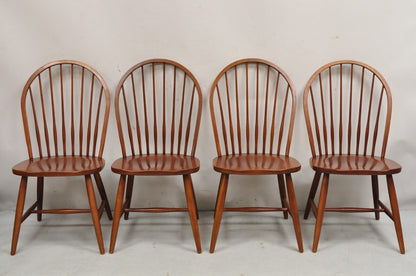 Ethan Allen Cottage Collection Maple Wood Early American Dining Chair - Set of 4