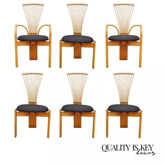 "Totem" Dining Chairs by Torstein Nilsen for Westnofa Danish Modern - Set of 6