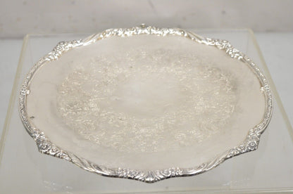 Vintage Heritage 1847 Rogers Bros. 9426 Round Silver Plated Platter Tray