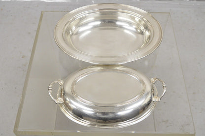 Vintage Sheffield Silver Co USA Silver Plated Lidded Vegetable Serving Dish