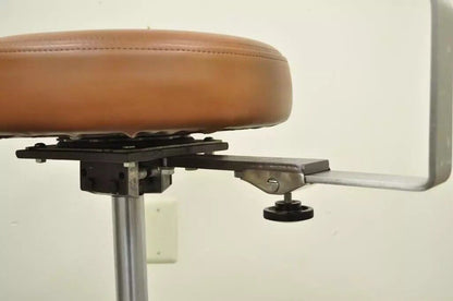 Vintage Mid Century Industrial Modern Adjustable Dental Dentist Chair Stool Seat
