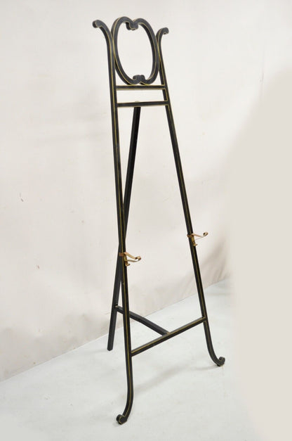 Vintage Victorian Aesthetic Movement Style Black Ebonized Art Painting Easel