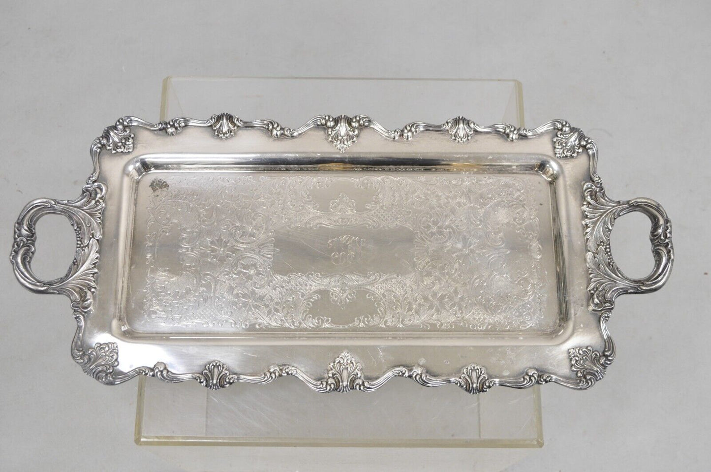 Vintage W&S Blackinton Victoria 240 Narrow Silver Plated Serving Tray