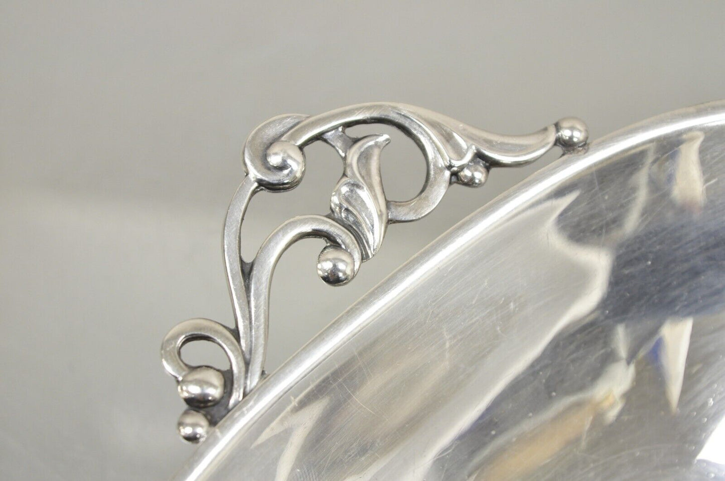 Vintage Denmark Gidom Fraberg Designed Silver Plated Trinket Candy Dish