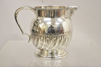 Cheltenham & Co England Silver Plated Hand Chased Bacchus Wine Water Pitcher